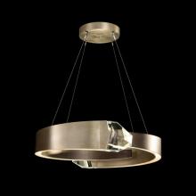 Fine Art Handcrafted Lighting 927545-SF1-1018 - STRATA ROUND PENDANT IN BLACK FINISH